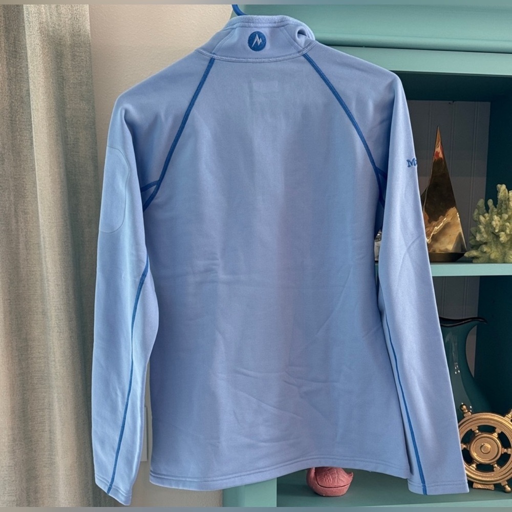 Marmot Blue Fleece Pullover sz M EUC - Picture 8 of 8